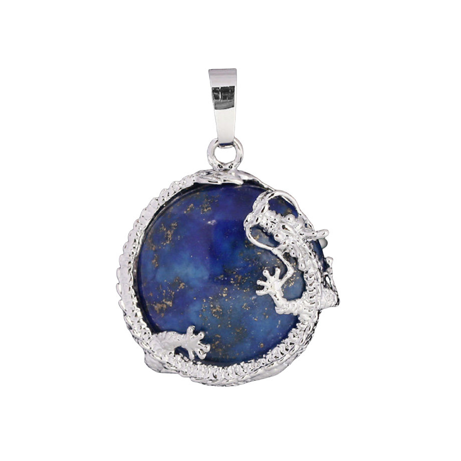 Pendentif Guérison en Lapis-Lazuli "Santé & Harmonie" - Dragon